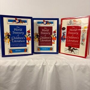 World Treasury of Children's Literature Books I, II, & III Clifton Fadiman 1984